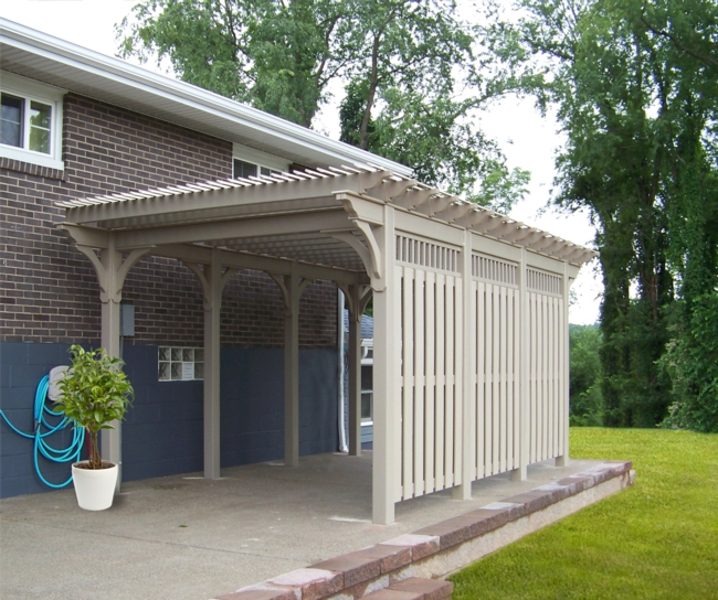 10' x 16' Vinyl Pergola