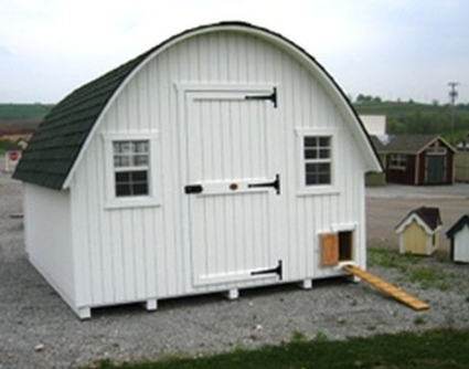 Round Roof Chicken Coop