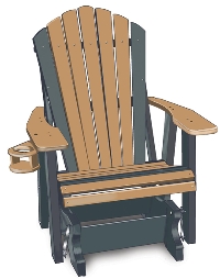 2' Adirondack Rocker/Glider