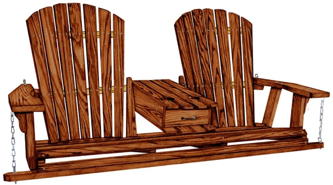 5' Adirondack Swing w/Fold Down