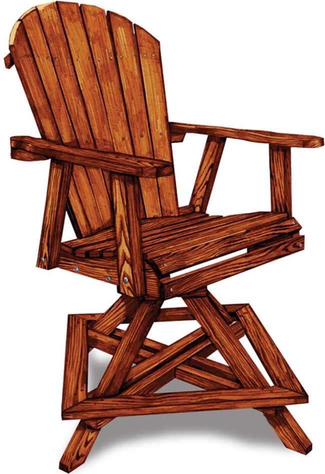 2' Adirondack Swivel Balcony Chair