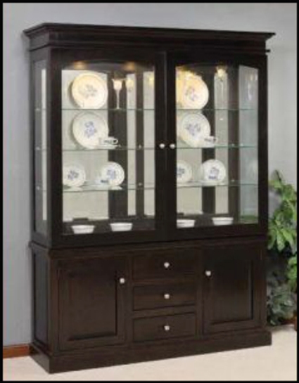 Deluxe Mission Sliding Door Hutch