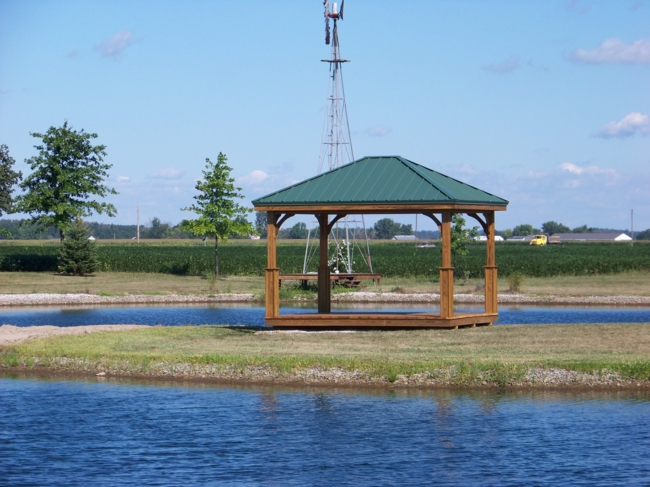 10' x 12' Wood Pavilion