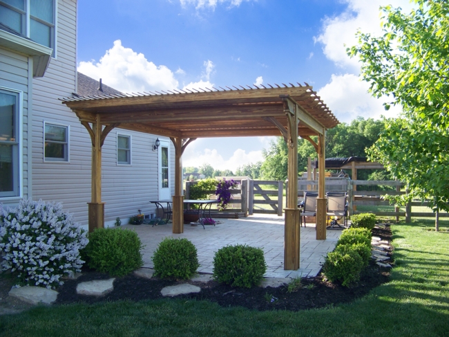 12' x 12' Wood Pergola