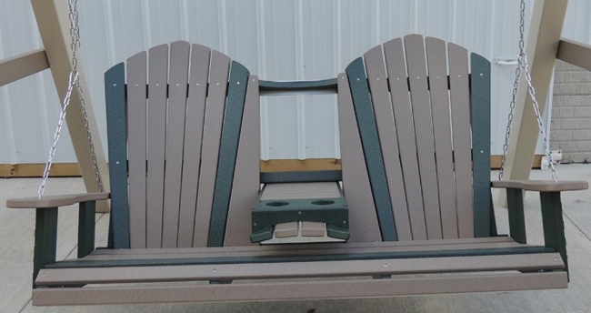 5' Adirondack Swing - Fold Down Center