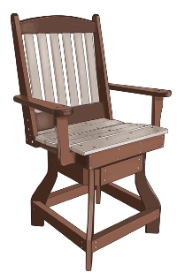 Swivel Arm Chair (Reg Height)