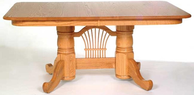 Double Pedestal Table 48