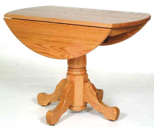 Single Pedestal Drop Leaf 36