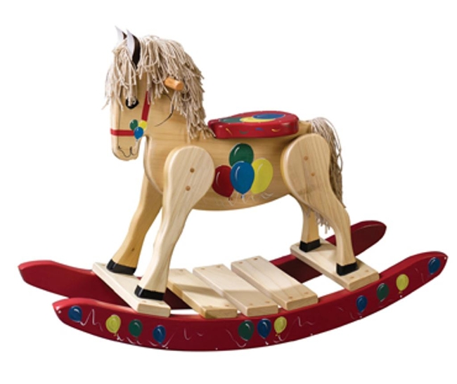 Red Balloon Horse