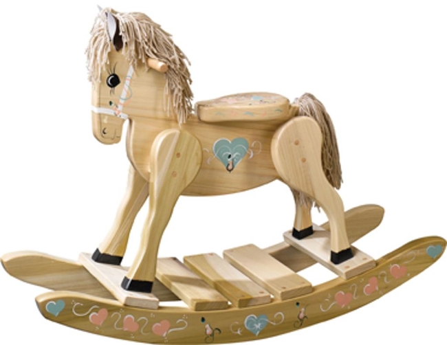 Peaches and Green Hearts Horse