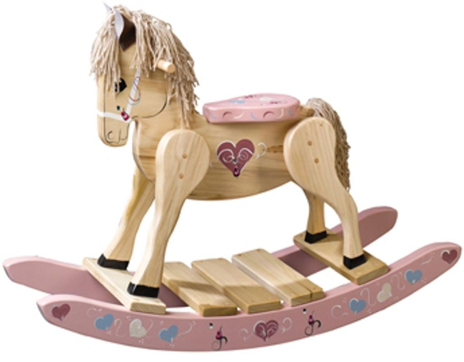 Pink Heart Horse