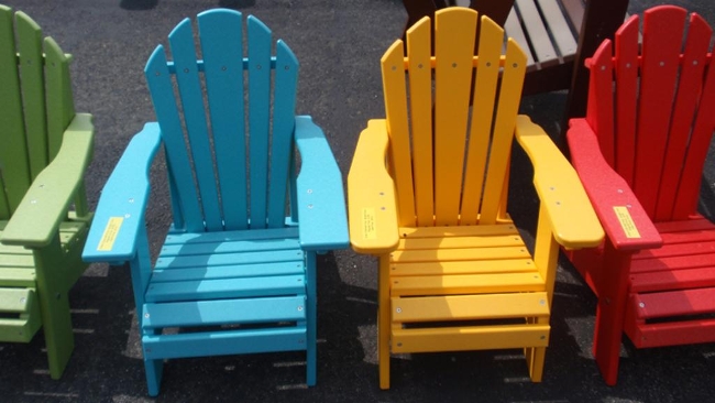 Child's Adirondack Chair (Bright Color) | Amish Swing   s 